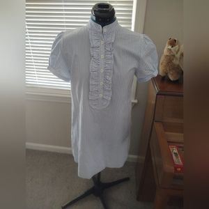 Faith peace and love Blue medium dress